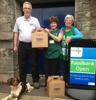 uspca muriel thompson north belfast food bank heather north belfast food bank millie the dog