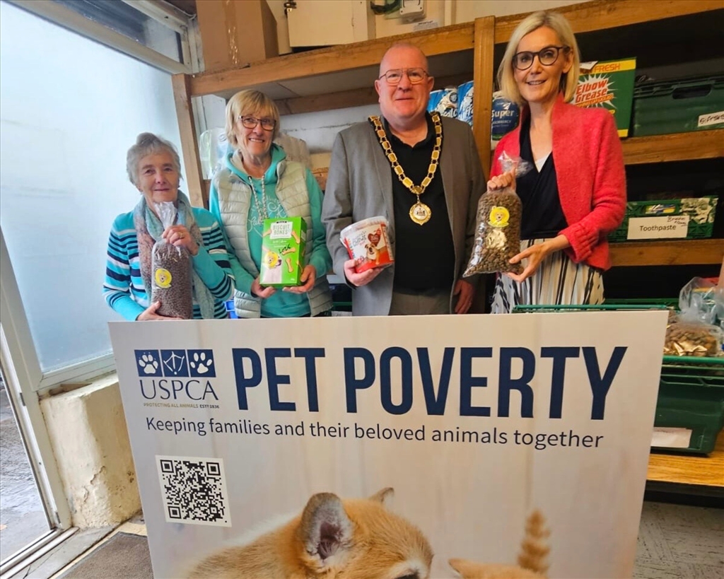 USPCA appeals for food bank donations to help pets stay with families during hard times