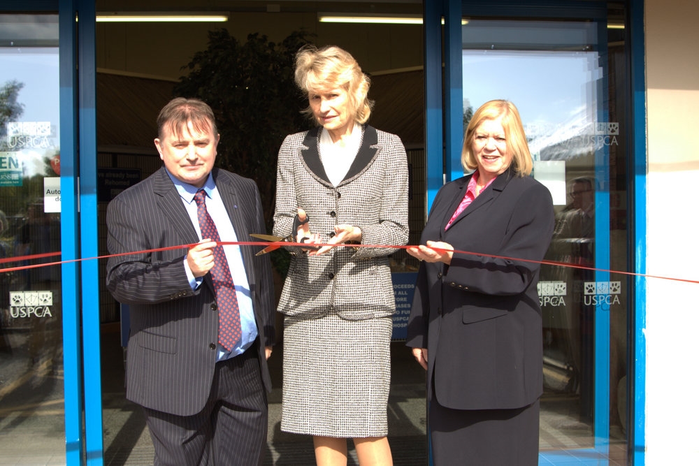 USPCA Animal Hospital is officially opened by The Lady Ballyedmond of Norbrook Laboratories